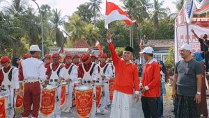 Antusiasme Tinggi Warga Desa Napo Laok Ikuti Jalan Sehat Bertabur Hadiah