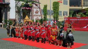 Sambut HUT RI ke-78 Jatim Park Grup Gelar Kreasi Paskibra