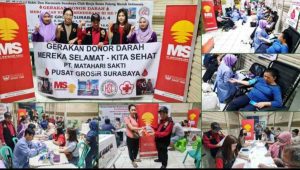 PT Matahari Sakti & HSC Gelar Donor Darah di PGS