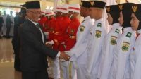 Kukuhkan 74 Paskibra, Bupati Salwa Sebut Paskibra Punya Tugas Mulia
