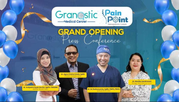 Granostic Kenalkan Layanan Unggulan Pain Point Management Center, Bebas Nyeri Tanpa Operasi