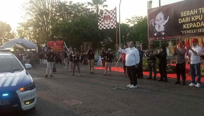 KPU Blora Gelar Kirab Pemilu Satukan Bangsa
