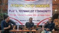Plat L Journalist Community Gelar FGD Perangi Hoaks dan Kampanye Hitam di Tahun Politik