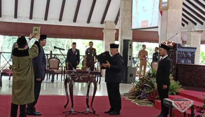 Kepala BKPSDM Dilantik Bupati Malang Sebagai Pj Sekda