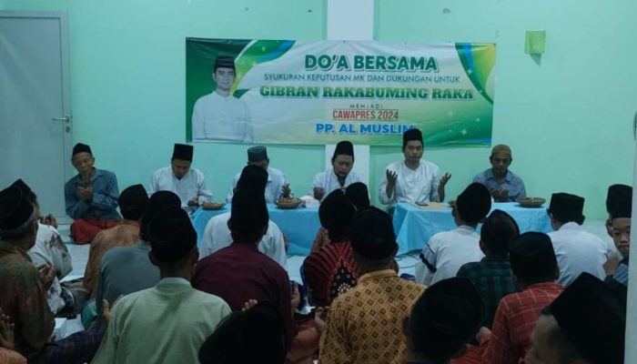 Ponpes di Blora Syukuran dan Doa Bersama Dukung Gibran Jadi Cawapres Prabowo