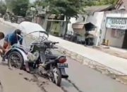 Viral Jalan Cor Belum Kering Diterobos Truk Trailer di Jombang hingga Rusak Total
