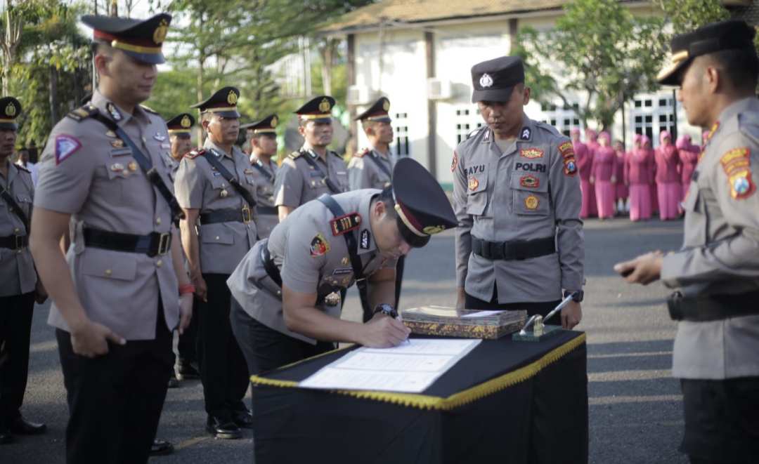 Sertijab polres Sampang