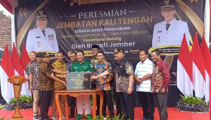 Jembatan Berumur 95 Tahun di Jember Selesai Diperbaiki