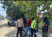 Kapolres Patroli Pakai Moge di Perbatasan Grobogan