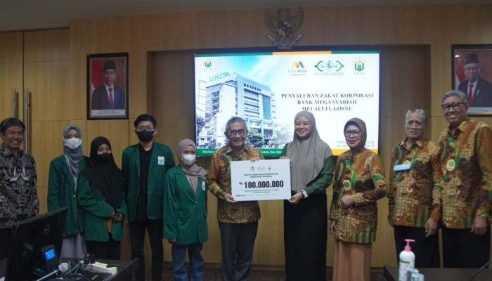 Unusa Terima Zakat Korporasi Kontribusi Bank Mega Syariah dan LazisNU