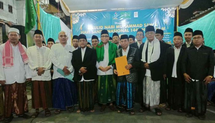 Peringati HSN MWC NU Semampir Gelar Maulid dan Lantik Banom JQH dan Jatman