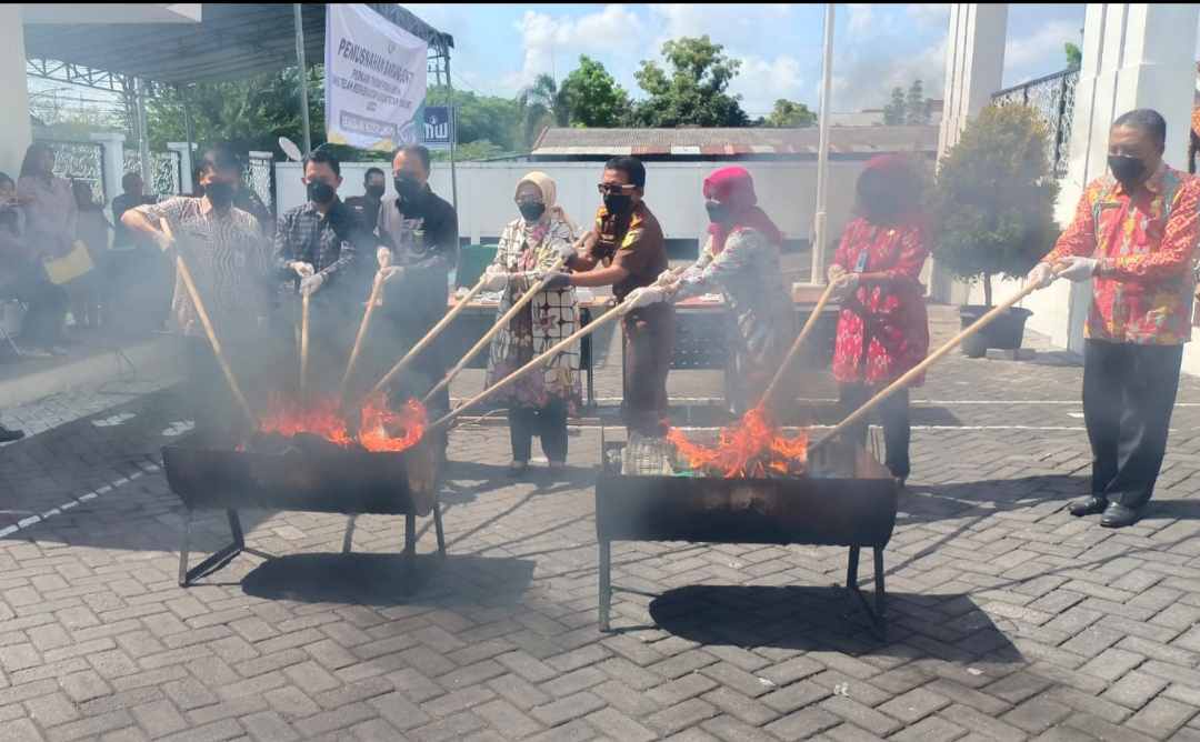 Musnahkan BB Narkoba