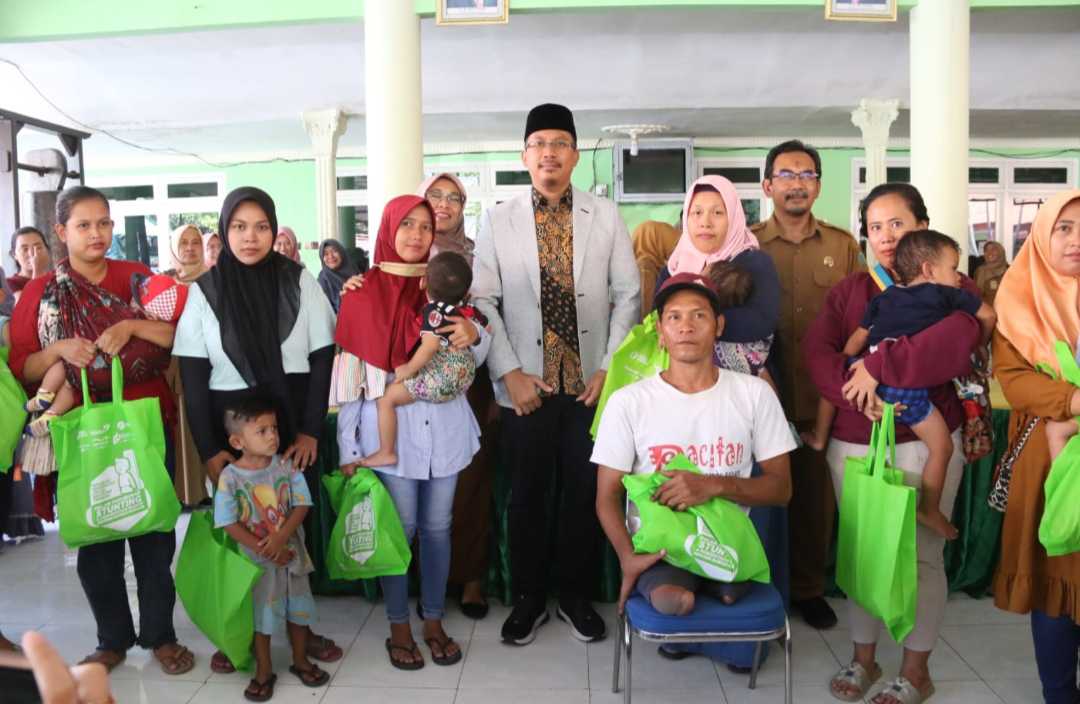 Bantuan daging dan telor