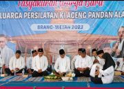 Keluarga Persilatan Ki Ageng Pandan Alas Cabang Surabaya Gelar Tasyakuran Warga Baru 2023