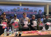 Jelang Nataru Polres Bondowoso Musnahkan Ribuan Botol Miras, Knalpot Brong dan Pil Logo Y