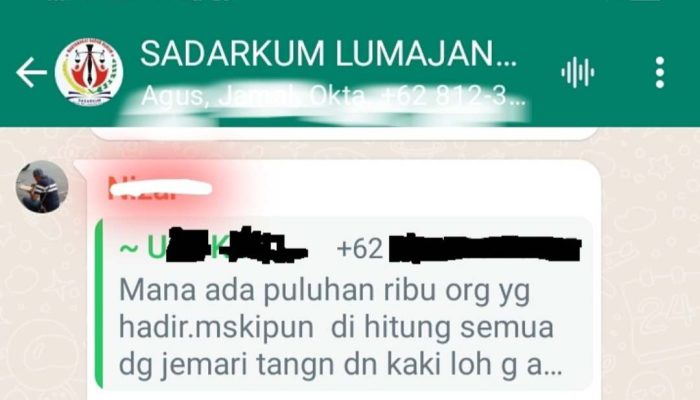 Ketua DPC PKB Akan Panggil UK Terkait Penghinaan Kegiatan