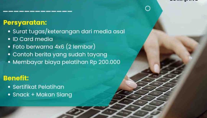 Peringati Harjalu, PWI Gelar Pelatihan Jurnalistik