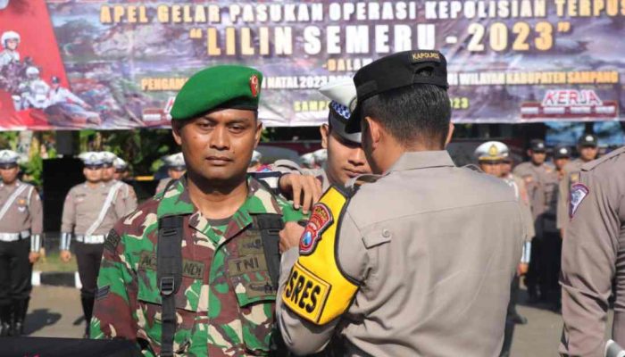 Pastikan Nataru Aman, Polres Sampang Gelar Apel Pasukan Opslib Semeru 2023