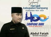 Pj Kades Gersempal Ucapkan Selamat Hari Jadi Kabupaten Sampang ke-400