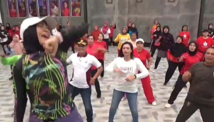 Ini Pesan di Balik Senam Lintas Iman di Klenteng Jombang
