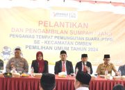 239 Pengawas TPS se-Kecamatan Omben Secara Resmi Dilantik
