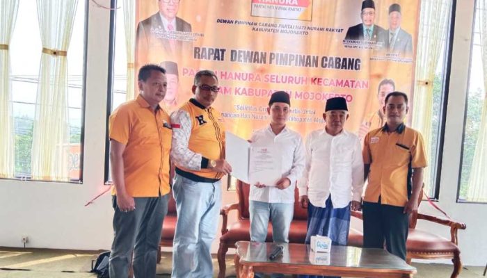Giliran Hanura Beri Rekom Gus Barra di Pilkada Mojokerto 2024