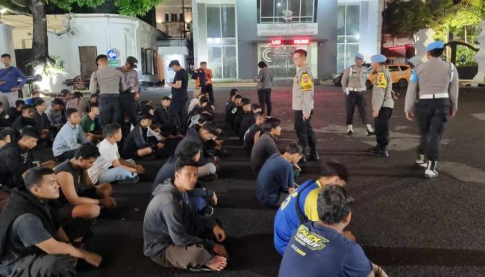 Polisi Amankan 139 Pemuda dan 66 Kendaraan Antisipasi Konvoi Perguruan Silat