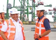 Tekankan Hubungan Industrial, Wakil Menteri Ketenagakerjaan RI Kunjungi Terminal Teluk Lamong