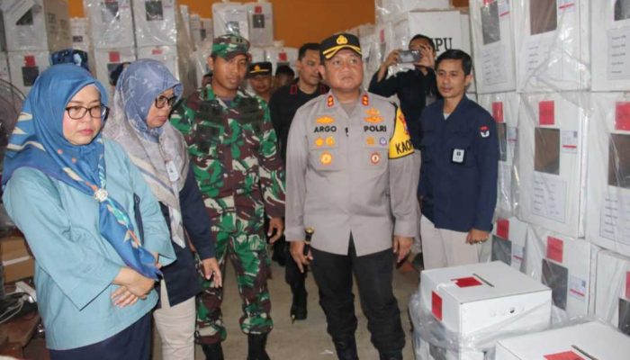 Jelang Pemilu, Kodim dan Polres Ngawi Patroli Gabungan Skala Besar
