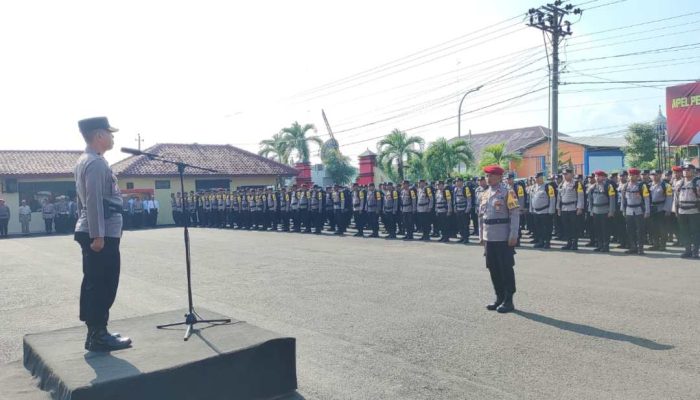 Polres Blora Apel Kesiapan Personel Pam TPS