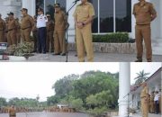 Bupati Asahan Pimpin Apel Gabungan Pertama 2024