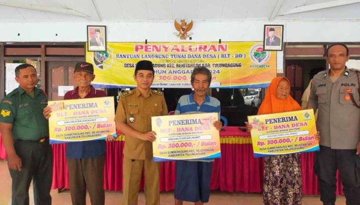 BLT-DD 2024 Desa Sumberagung Rampung Tersalur ke 20 KPM