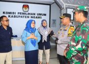 Kapolres Ngawi Patroli Cek Gudang Logistik Pemilu