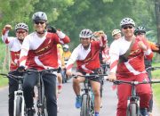 Gowes Bareng, Polres Magetan Perkuat Imunitas dan Kebersamaan