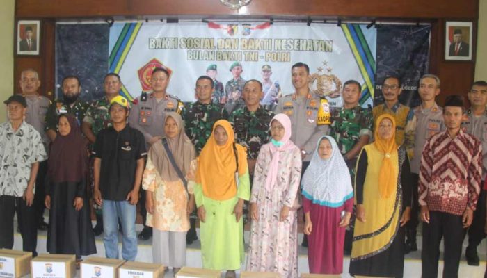 Sinergi TNI-Polri Magetan, Masyarakat Sehat, Pemilu 2024 Berkualitas