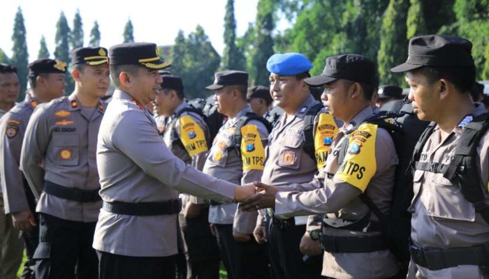 Kapolres Madiun Minta Netralitas Anggota Pam TPS