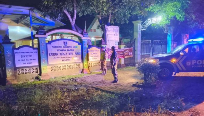 Serentak, Polres Ngawi Patroli di Masa Tenang Pemilu 2024