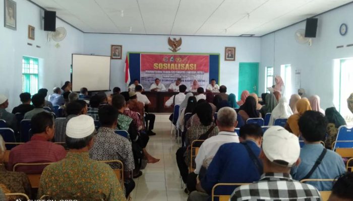 BPN Magetan Sosialisasi PTSL 2024 di Desa Sukomoro