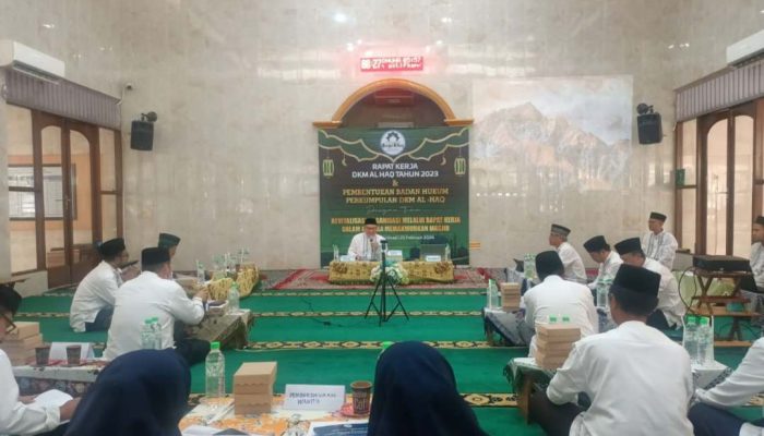 Jelang Ramadan, DKM Al-Haq Evaluasi 1 Tahun Kinerja