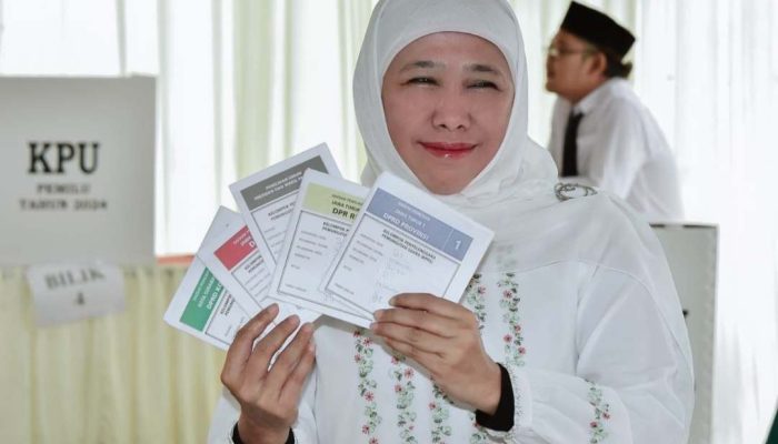 Khofifah : Partisipasi Warga Jatim di Pemilu 2024 Capai 82%