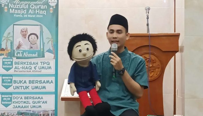 Masjid Al-Haq Hadirkan Kak Ahmad dan Apin, Didik Anak Cinta Alquran