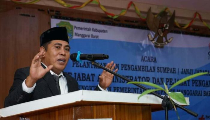 Bupati Mabar Edistasius Endi Lantik 3 Pejabat