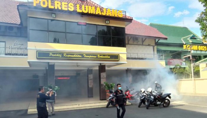 Cegah DBD, Polri Gercep Fogging, Diapresiasi Komisi A