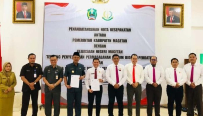 Pemkab dan Kejari Magetan Perkuat Kerjasama Bidang Hukum