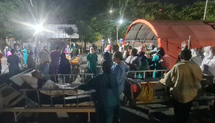 Dampak Gempa Tuban Gedung RSKI Alami Kerusakan, Sejumlah Pasien Dievakuasi