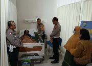 Peduli Korban Laka Lantas, Kasatlantas Polrestabes dan Jajaran Kunjungi RS Ubaya