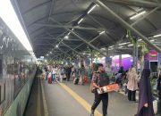 Penumpang Kereta di Stasiun Jombang Capai Ribuan di Puncak Arus Balik