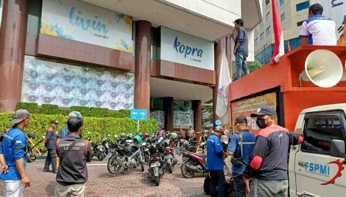 PUK SPL FSPMI PT DCP Gelar Aksi, Ini Kata Vice President Bank Mandiri