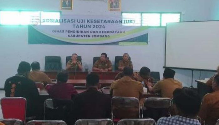 Disdikbud Jombang Sosialisasi Uji Kesetaraan 2024