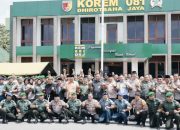 Kapolres Magetan Halal Bihalal Perkuat Sinergi di Korem 081 DJ Madiun